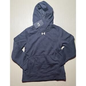 Under Armour Loose Hustle Fleece Hoody Boys YSM Black